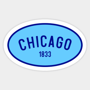 Chicago 1833 Sticker